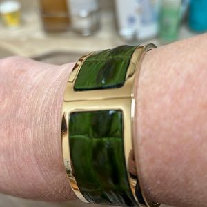 Brahmin Leather Insert Bangle